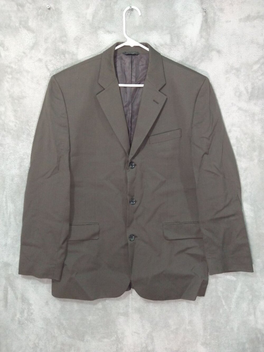 Banana Republic Blazer Mens 44R Brown Wool Sport Coat Suit Jacket 3 Button